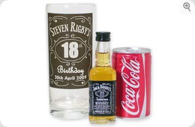 Jack Daniels and Coke Birthday Set