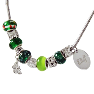 Jewellery - Emerald Charm Necklace