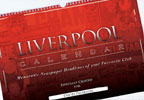 personalised Liverpool Football A3 Calendar
