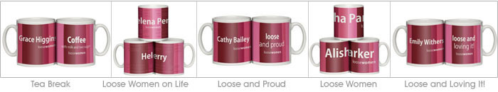 Personalised Loose Women Tea Break Mug