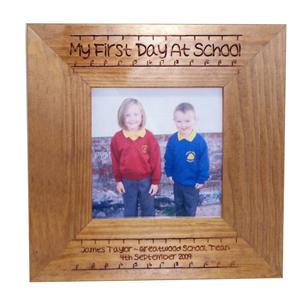 My First Day At School Photoframe