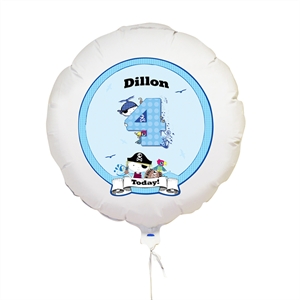 Pirate Numbers Balloon