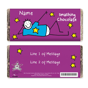 Personalised Purple Ronnie Male Smashing