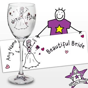 Purple Ronnie Wedding Bride Wine