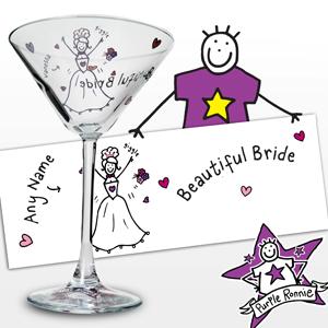 Purple Ronnie Wedding Bride
