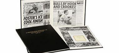 Rugby Union Team Archive Book