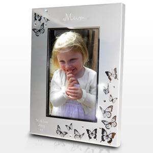 Silver Butterfly Photoframe