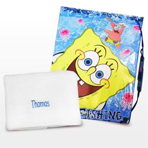 SpongeBob Swim Bag and Personalised