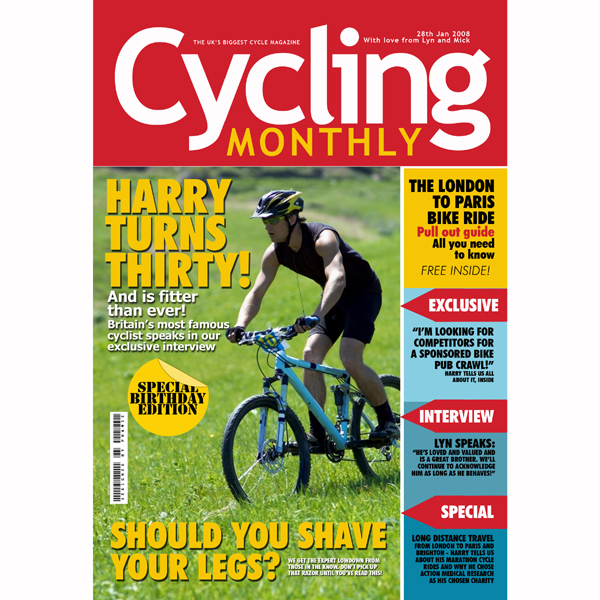 Sports Magazine Cover Cycling