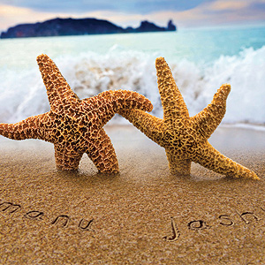Personalised Starfish Poster