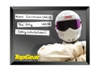 Personalised Top Gear Scoreboard Framed Poster