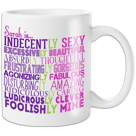 Typography Mug - Foolishly Mine