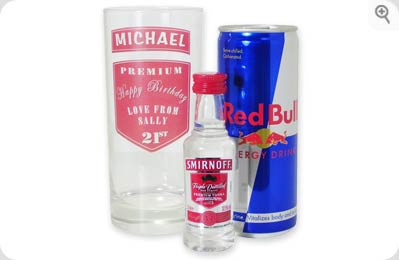 Vodka and Red Bull Birthday Set