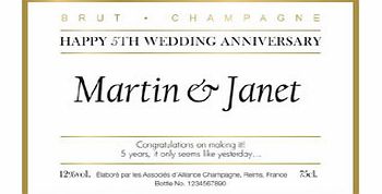 Wedding Anniversary Champagne