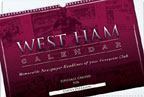 personalised West Ham Football A3 Calendar