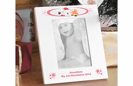 Personalised White Christmas 6 x 4 Photo Frame