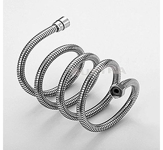 personalizedco DURABLE 1.3m Flexible Chrome Stainless Steel Bathroom Bath Shower Water Hose Pipe