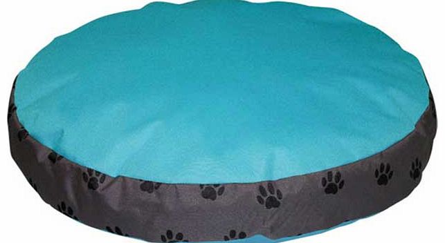 Pet Brands Colours Large Dog Bed - Aqua Blue