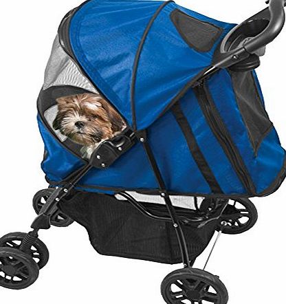 Pet Gear Happy Trails Stroller Blue