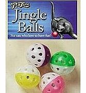 Pet Love Jingle Balls 4 Pack Cat Toy