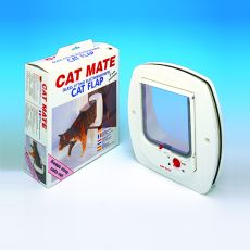 Pet Mate 255 White Glass Electromagnetic Flap