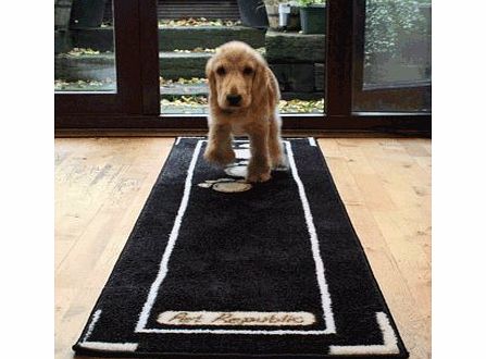 Pet Rebellion Dog Runner, 45 x 150 cm, Black