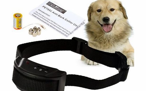 Petainer Dog Training Control Electric Shock Anti Bark Collar Stop Barking Pet Trainer