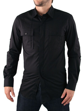 Black Pocket Shirt
