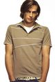 mens short-sleeved polo top