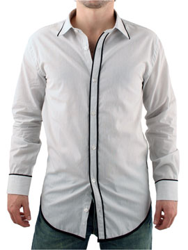 White Pinstriped Shirt