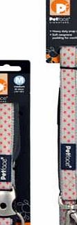 Petface Red Stars Medium Dog Collar and Lead Sets