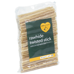 Rawhide Twists Chew 6mm for Dogs 100 Pack by Pets at Home