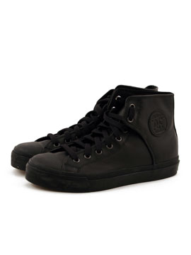PF Flyers Black Bob Cousey High-Top Trainers