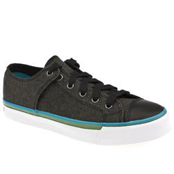Pf Flyers Male Bob Cousy Fabric Upper Fashion Trainers in Black