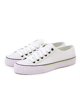 PF Flyers White Centre Lo Riess Trainers