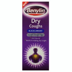 Benylin Dry Coughs Blackcurrant 150ml