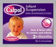 Calpol Infant Suspension Sachets (12x 5ml