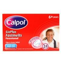 Calpol Sixplus Fastmelts Paracetamol 24 fastmelts