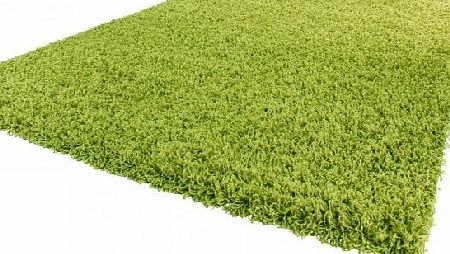 PHC Shaggy Rug High Pile Long Pile Modern Carpet Uni Green, Dimension:120x170 cm