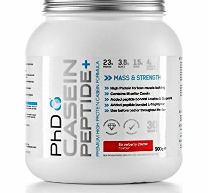 PhD Casein Peptide 900g Strawberry Creme