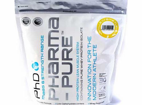 PHD Nutrition PHD Pharma Pure 908g Vanilla Protein Shake