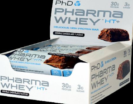 PhD Pharma Whey HT  Bar Double Chocolate Box