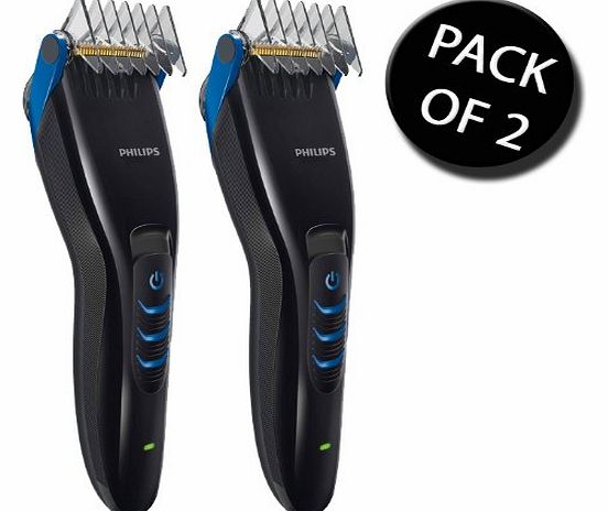 2x Philips QC5360/15 Rechargeable Cordless Hair Clipper