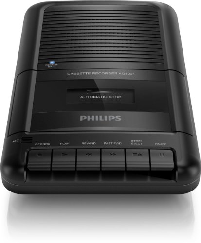 Philips AQ1001/05 Portable Audio Mono Cassette Recorder