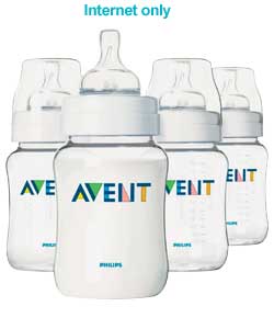 AVENT 260ml Airflex Bottle - Pack of 4
