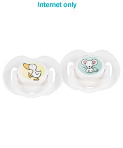 AVENT 3-6m Fashion Soothers: Pack of 2