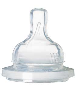 AVENT 3m+ Airflex Variable Flow Teats - Pack of 2