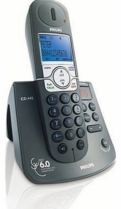 Philips CD4451B - Cordless phone w/ call waiting caller ID 