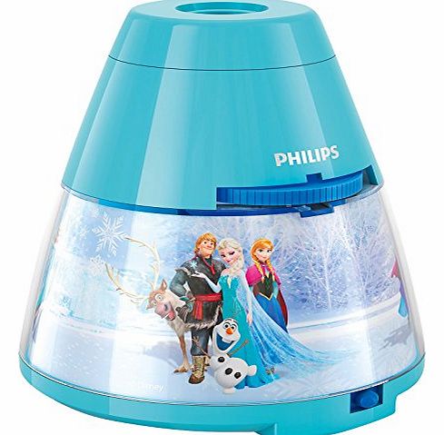 Disney Frozen Childrens Night Light and Projector (1 x 0.1w Integrated LED)