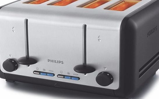 Philips HD2647 4 Slice Brushed Metal Toaster